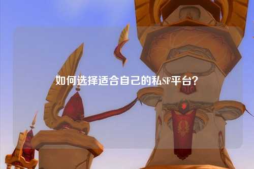 如何选择适合自己的私SF平台？