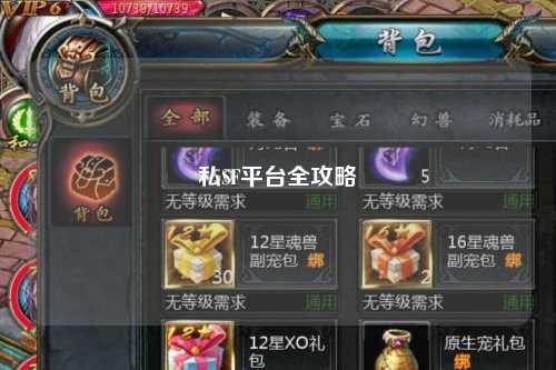 私SF平台全攻略