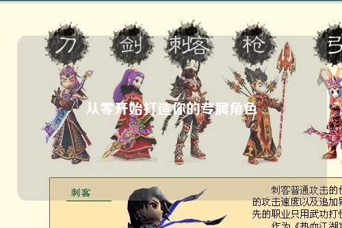 从零开始打造你的专属角色