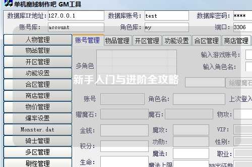 新手入门与进阶全攻略
