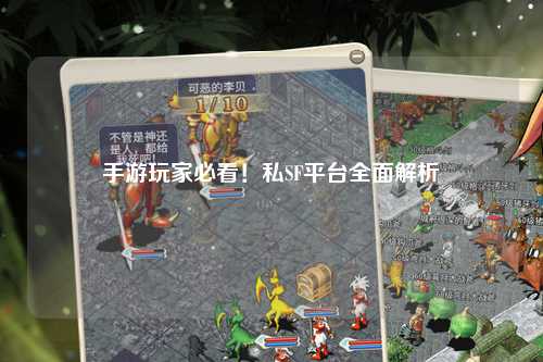 手游玩家必看！私SF平台全面解析