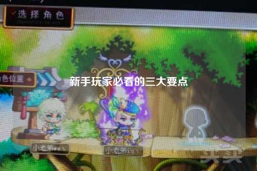 新手玩家必看的三大要点